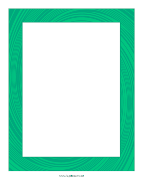 Green Spiral page border