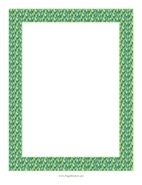 Vines And Leaves page border