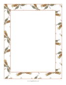 Dragonflies page border