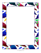 Parrots page border