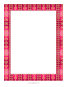 Silk Ornamental Pattern page border