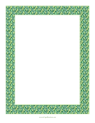 Vines And Leaves page border